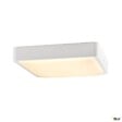 SLV - Applique et plafonnier extérieur carré SLV AINOS, blanc, LED, 18W, 3000K/4000K, IP65, détecteur de mouvement - vignette