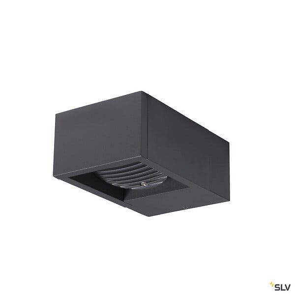 SLV - Applique extérieure ESKINA FRAME, simple, anthracite, LED, 15W, 3000/4000K, IP65, interrupteur CCT - large