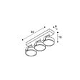 SLV - Applique et plafonnier KALU 3 lampes -  QPAR111 - 225W - Rond - Blanc mat - vignette