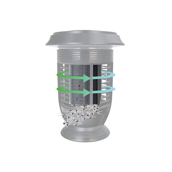 EZILIGHT - Piège à moustique solaire auto-nettoyant EZIlight® Mosquito Garden MG 20 - large