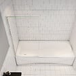 AICA SANITAIRE - Pare baignoire transparent 70x130cm proflé chromé - vignette