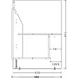 NEOVA - Sous-éviers SIM'NF au sol - Portes Battantes - Longueur: 120 cm - 2 portes - vignette