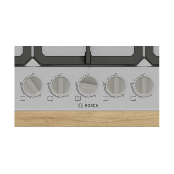 BOSCH - table de cuisson gaz 75cm 5 feux 10800w - PGQ7B5K90 - large