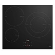 BEKO - Table De Cuisson Induction 60cm 3 Feux 7200w Noir - HII63402MT - vignette