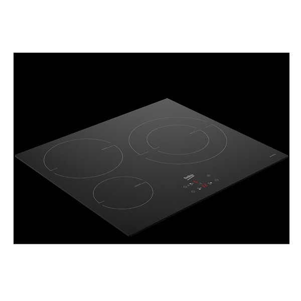 BEKO - Table De Cuisson Induction 60cm 3 Feux 7200w Noir - HII63402MT - large