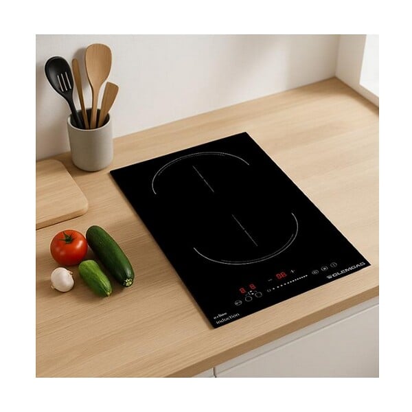 GLEM - Table Domino Induction 30cm 2 Feux 3500w Noir - GTI321BS - large