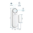 AVIDSEN - Mini-alarme de porte et fenêtre Small Doorguard sirène intégrée 120 dB pour l'intérieur - Avidsen - 100023 - vignette