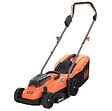 BLACK+DECKER - Tondeuse 33 cm 18V de 25 à 65 mm de hauteur, fonction mulching, sac collecteur 35 L - BLACK+DECKER - avec 2 batteries 18v 4Ah et chargeur - BCMW33184L2-QW - vignette