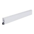 ATHMER - Plinthe porte – Thermique et acoustique - En applique – Recoupable - En aluminium - Blanc 1030mm 1030mm - vignette