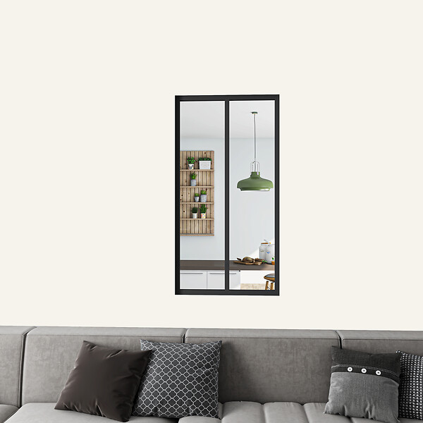 AICA SANITAIRE - Verrière atelier fixe L.63xH.108cm en 2 vitrages - large