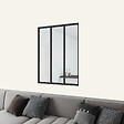 AICA SANITAIRE - Verrière atelier fixe L.93xH.108cm en 3 vitrages - vignette