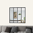AICA SANITAIRE - Verrière atelier fixe L.123xH.108cm en 4 vitrages - vignette