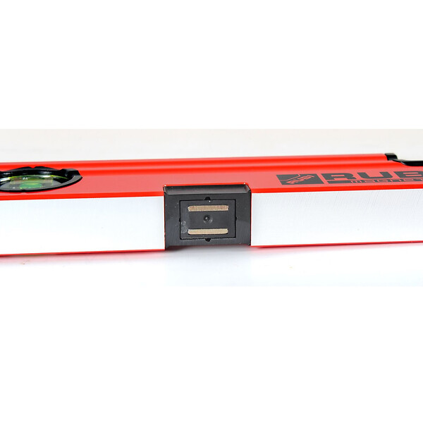 RUBI - Niveaux Rubi RUBILEVEL MAGNET 80cm en alu rectifié avec trois bulles - large