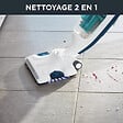 ROWENTA - nettoyeur vapeur aspirateur 2en1 1500w bleu - ry7777wh - vignette