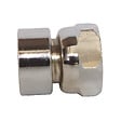 SOMATHERM FOR YOU - Raccord droit mural chrome F15/21 - Écrou prisonnier 15/21 - x2 - vignette