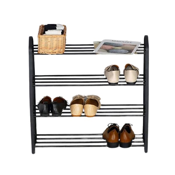 SECURY-T - Range chaussures - 4 niveaux - Noir - 12 paires - large