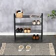 SECURY-T - Range chaussures - 4 niveaux - Noir - 12 paires - vignette