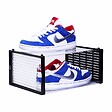 SECURY-T - Rangement à chaussure - Boite à chaussures - Noires et transparentes crystal - Lot de 12 - vignette