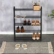 SECURY-T - Range chaussures - 5 niveaux - Noir - 15 paires - vignette