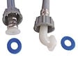 SOMATHERM FOR YOU - Flexible d'alimentation pour machine à laver - Droit et coudé FF3/4" - L = 1,5m - vignette