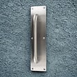 SECURY-T - Poignée de tirage sur plaque de propreté inox SS304 - 300X75X2 mm - vignette