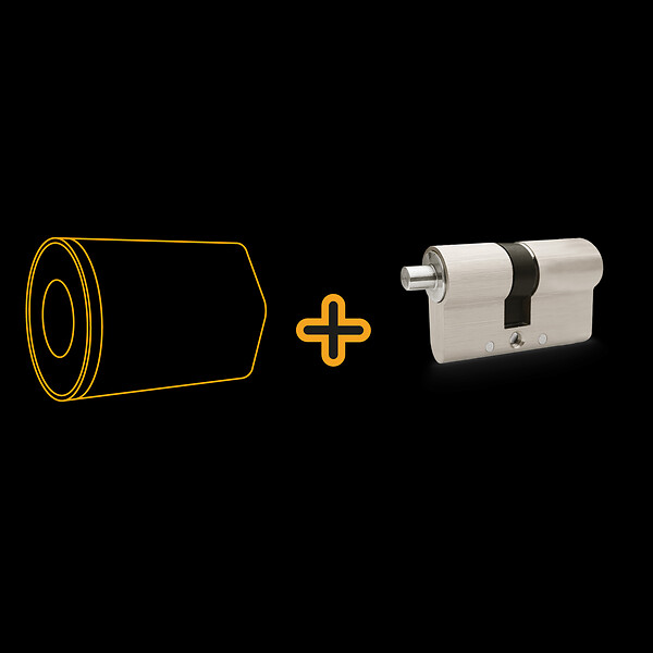 EXTEL - Cylindre 45/45 pour serrure connectée Extel Lock - Extel - 720113 - large
