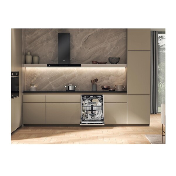 WHIRLPOOL - lave-vaisselle 60cm 15 couverts 38db tout intégrable - WH7IA15AM6L0 - large
