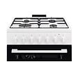 ELECTROLUX - cuisinière gaz 57l 4 foyers blanc - LKK620010W - vignette