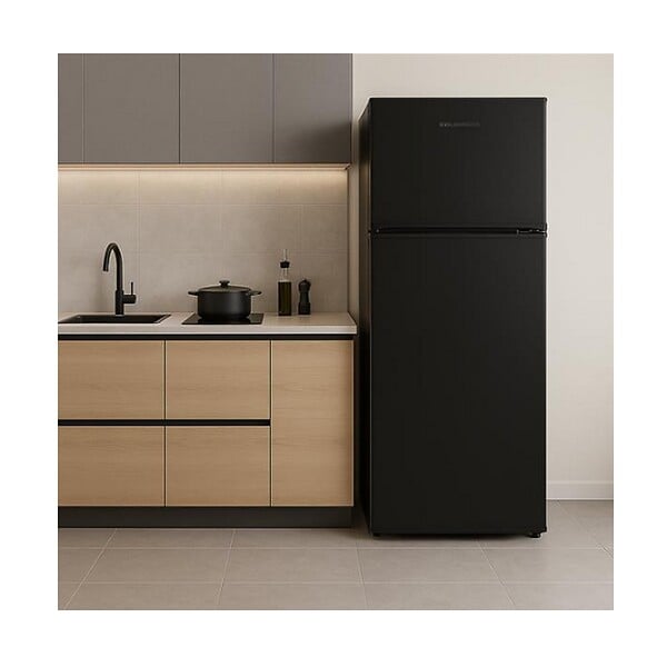 GLEM - Réfrigérateur Combiné 145cm 212l Noir - GRF170BK - large