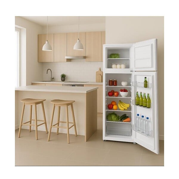 GLEM - Réfrigérateur Combiné 145cm 212l Blanc - GRF170WH - large