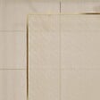 AURLANE - Paroi de douche 120x200cm - Verre feuilleté avec tissu doré - Encadrement Or Doré Brossé - COUTURE - vignette