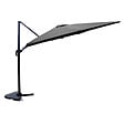 CONCEPT USINE - Bundle parasol 3x4m déporté rotatif gris + housse CESARE - vignette