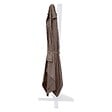 CONCEPT USINE - Bundle parasol rectangulaire 3x4m déporté rotatif marron aluminium + housse CESARE - vignette