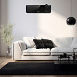WARMTECH - Radiateur céramique mural oscillant 2000W avec façade en verre - vignette