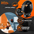 WARMTECH - Chauffage soufflant oscillant 2000W - ambiance feu de bois. - vignette