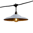 LUMISKY - Guirlande métal BOWL GALVA 10 ampoules E27 6M - vignette