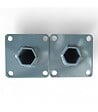 DAEWOO - Paire de moyeux hexagonaux 32 mm pour motoculteurs toutes marques Daewoo DAACC-250 - vignette
