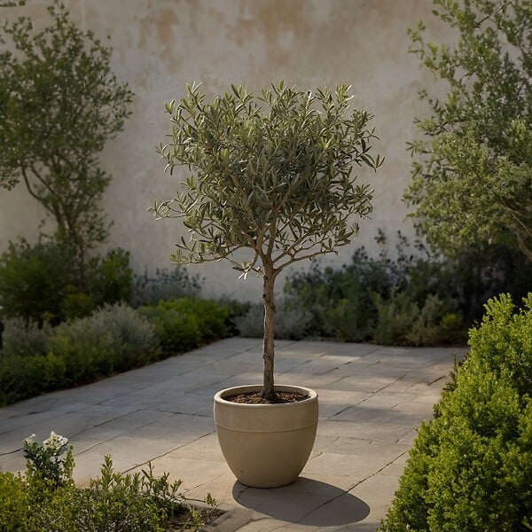 PLANT IN A BOX - Olivier - Olea europaea - Hauteur 45-55cm - ⌀14cm - large
