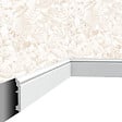 SANS - Plinthe décorative Cimaises et Plus P02 - 10 x1,6x200cm (h x p x L) - moulure dé - vignette