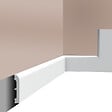 SANS - Plinthe décorative Cimaises et Plus P03 - 7,5x1,3x200cm (h x p x L) - moulure d - vignette