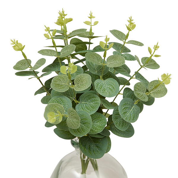 ATMOSPHERA - Composition florale artificielle Urice - Vert - H35cm - large