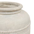 ATMOSPHERA - Jarre décorative en corde Romia Blanc 46cm - vignette