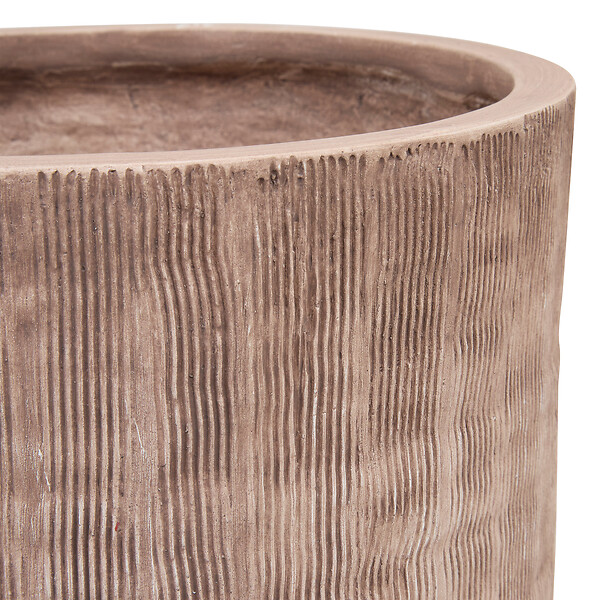 ATMOSPHERA - Cache-pot oxyde de magnésium - Marron - Diam.30cm - large