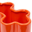 ATMOSPHERA - Vase décoratif en dolomite - Flow - Orange - H17cm - vignette