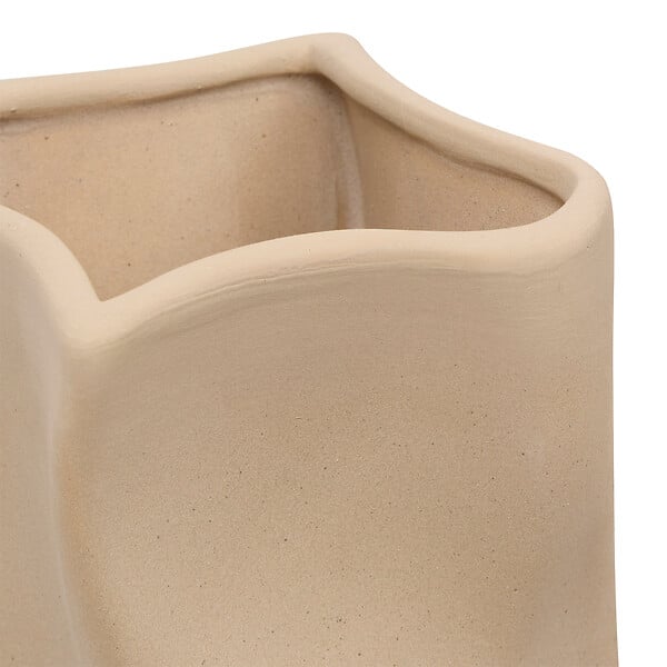 ATMOSPHERA - Vase décoratif Grigor en dolomite 25cm Beige - large