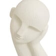 ATMOSPHERA - Statuette visage polyrésine rsn wonj Blanc chaud H24,5cm - vignette