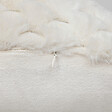 ATMOSPHERA - Coussin décoratif jacquard Fourrure Beige 38 x 58 cm - vignette