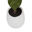 ATMOSPHERA - Hortensia artificiel en pot ciment - Mika Ambre - H.100cm - vignette