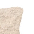 ATMOSPHERA - Coussin effet laine Volna - Ivoire - 45x45cm - vignette