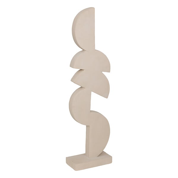 ATMOSPHERA - Déco à poser magnésie Leya - Beige - H.95cm - large
